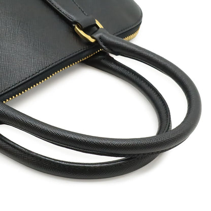 Prada Saffiano Tote Leather Nero Black Gold — view 5