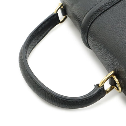 Celine 16 Small 2-Way Shoulder Bag Leather Black Gold — view 5