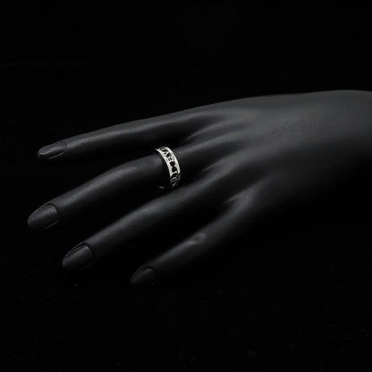 Bvlgari B-zero One Logo Spiral Open Work Band Ring 18k White Gold — view 6