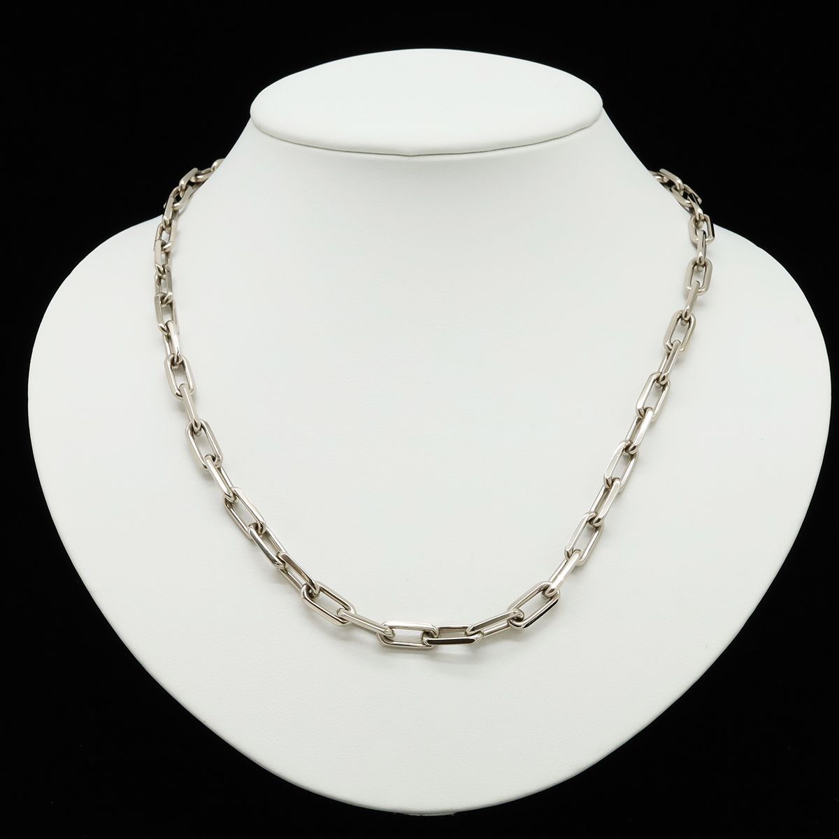 Cartier Santos de Cartier Necklace Dumon Chain 18k White Gold — view 5