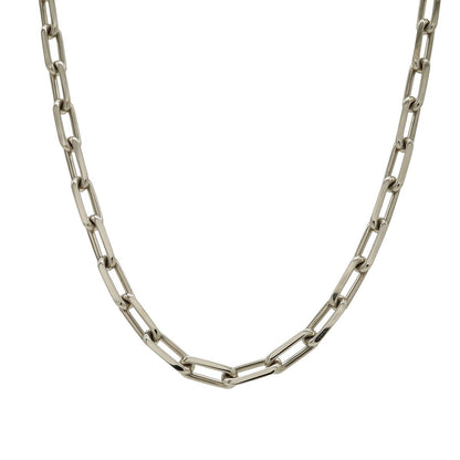 Cartier Santos de Cartier Necklace Dumon Chain 18k White Gold