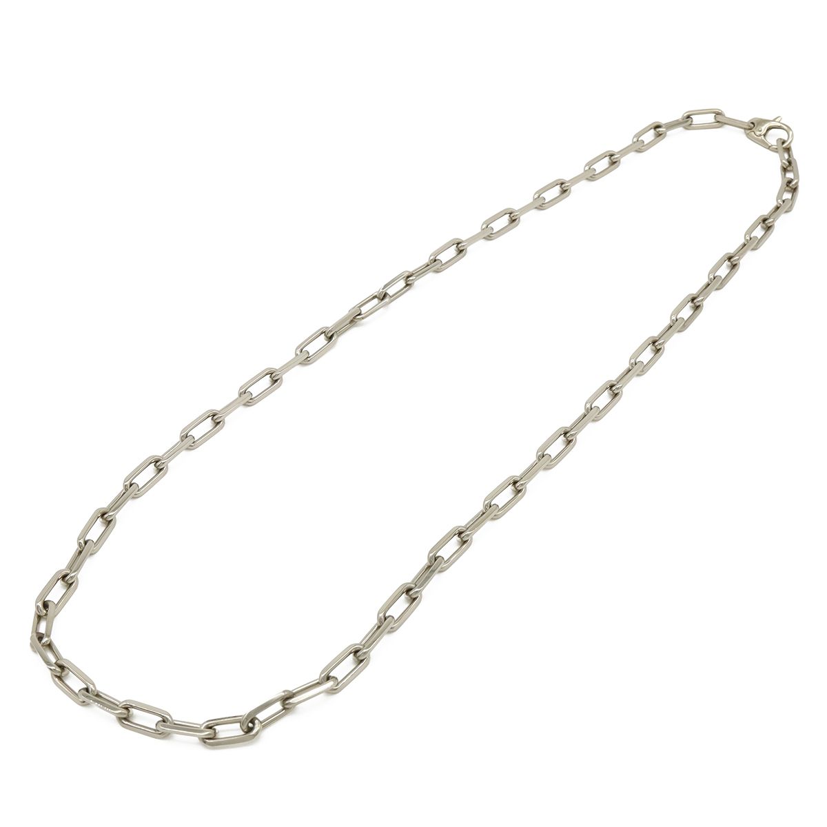 Cartier Santos de Cartier Necklace Dumon Chain 18k White Gold — view 2