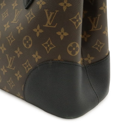 Louis Vuitton Monogram Flandrine 2-Way Shoulder Bag Leather Noir Black — view 9