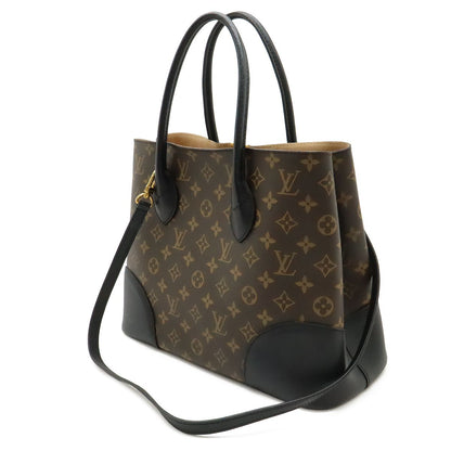 Louis Vuitton Monogram Flandrine 2-Way Shoulder Bag Leather Noir Black — view 2