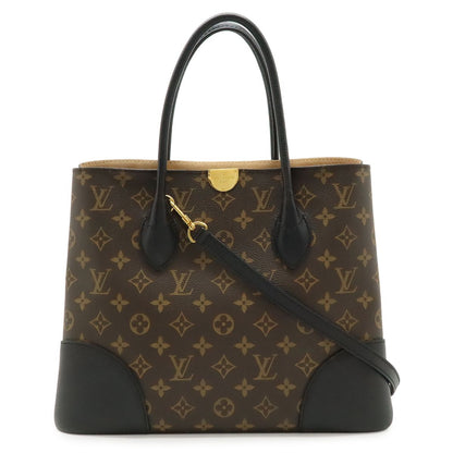 Louis Vuitton Monogram Flandrine 2-Way Shoulder Bag Leather Noir Black