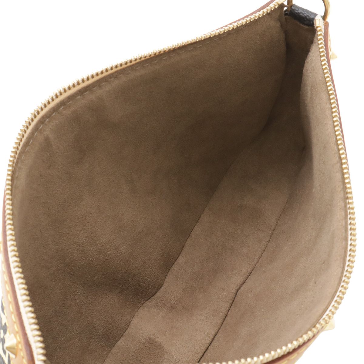Louis Vuitton Monogram Multicolor Pochette Pouch Case Noir Black — view 8