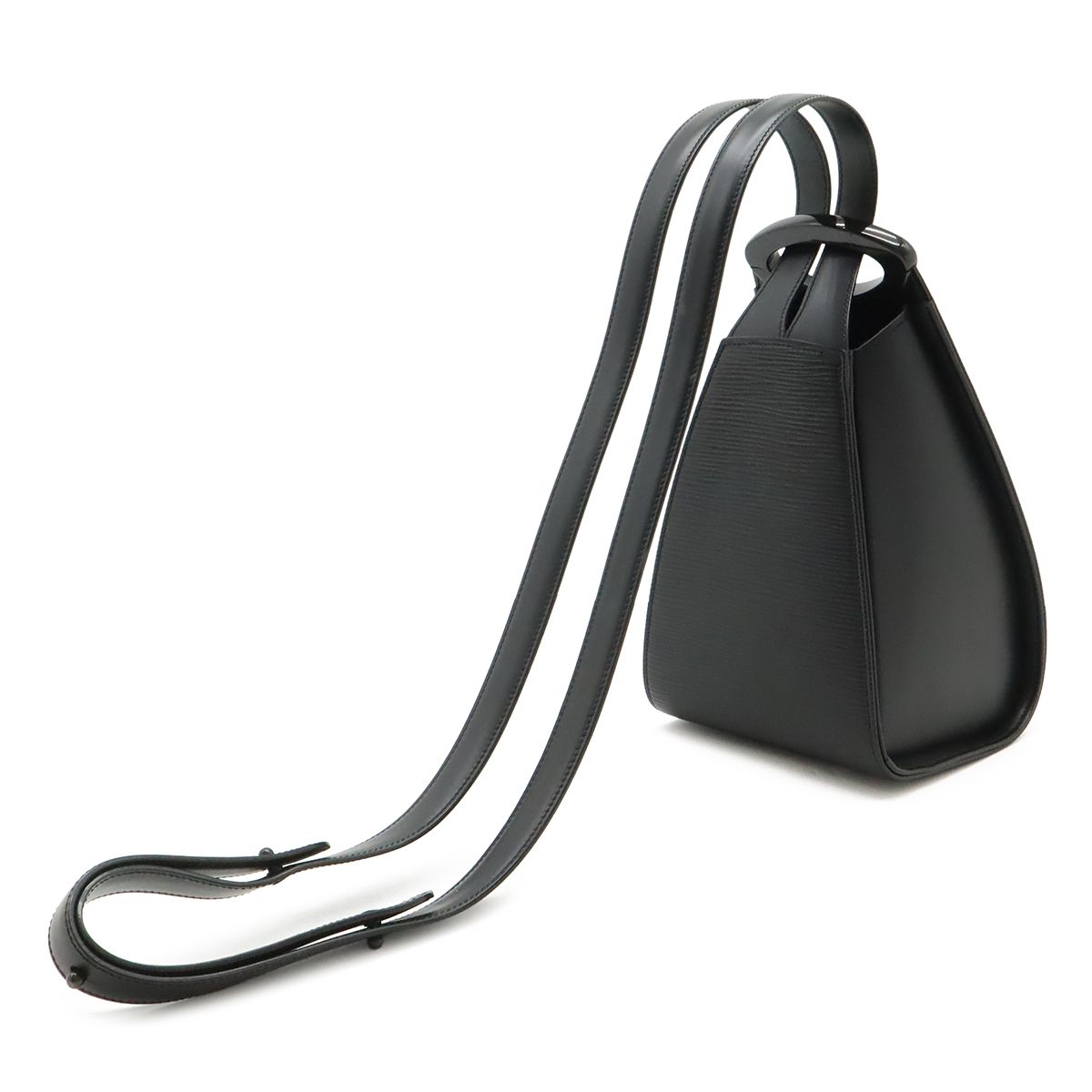 Louis Vuitton Epi Mini Shoulder Bag Crossbody Pochette Leather Noir Black — view 2