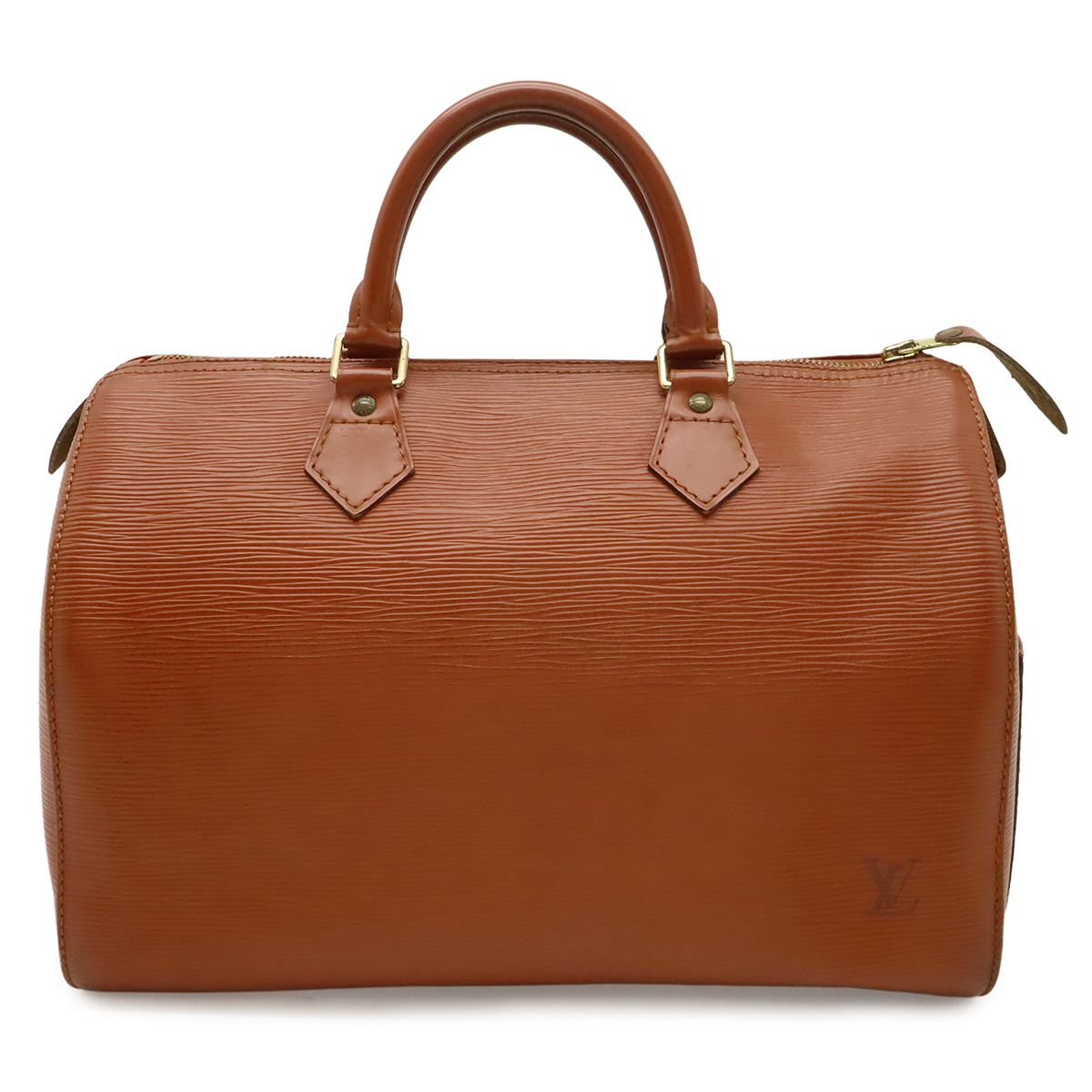 Louis Vuitton Epi Speedy 30 Mini Boston Bag Leather Kenya Brown Gold
