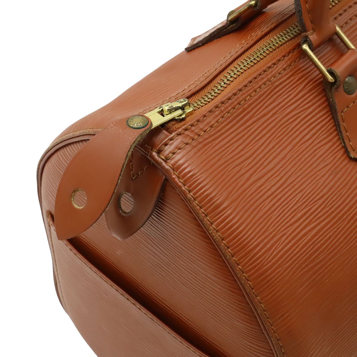 Louis Vuitton Epi Speedy 30 Mini Boston Bag Leather Kenya Brown Gold — view 5