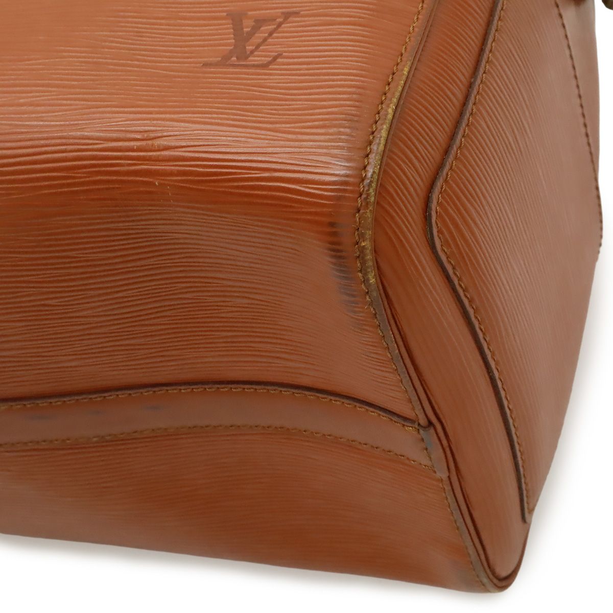 Louis Vuitton Epi Speedy 30 Mini Boston Bag Leather Kenya Brown Gold — view 3