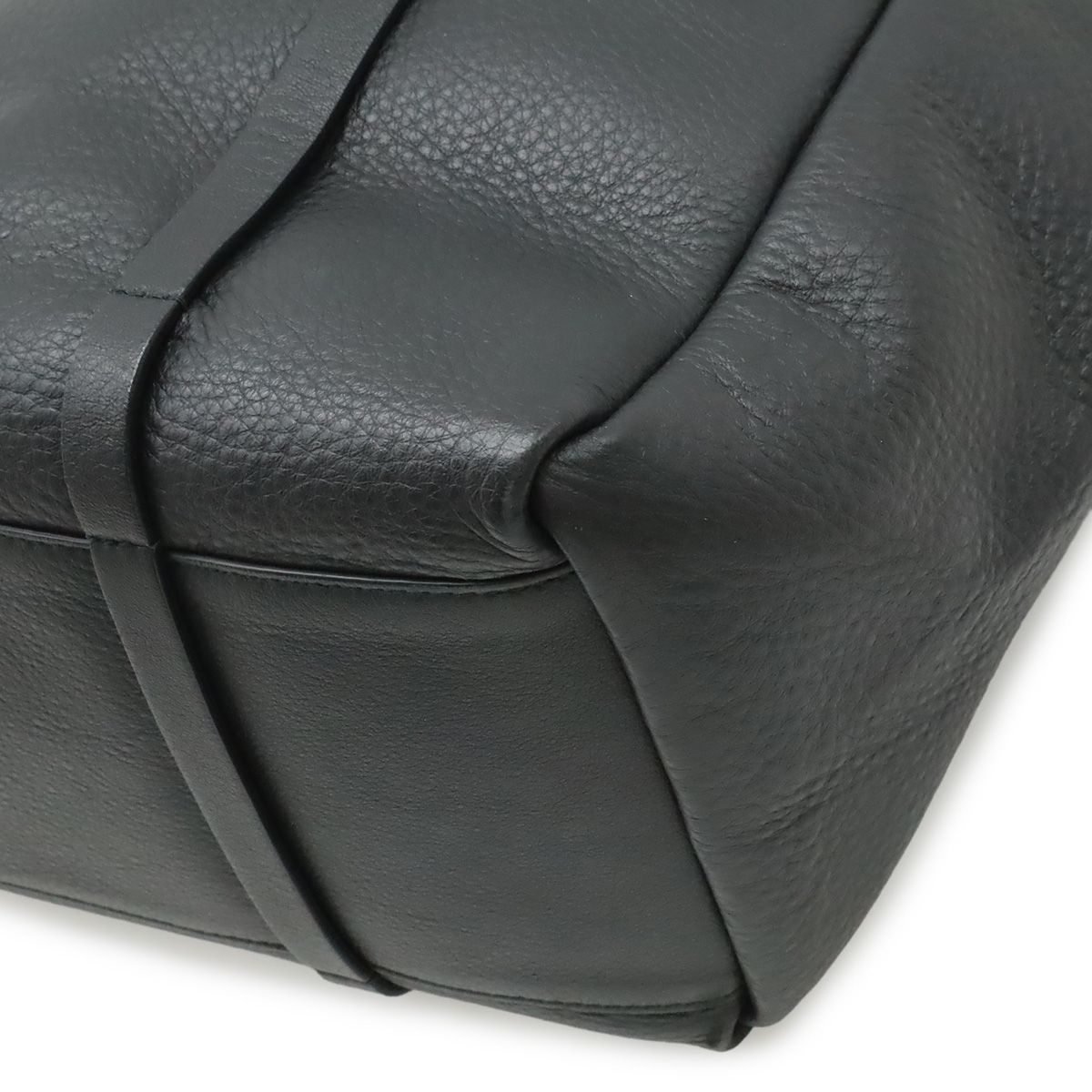 Balenciaga Everyday Tote S Logo Shoulder Bag Leather Black Pouch Mirror Out of — view 3