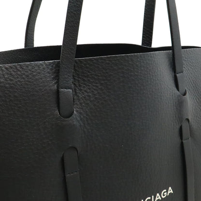 Balenciaga Everyday Tote S Logo Shoulder Bag Leather Black Pouch Mirror Out of — view 7