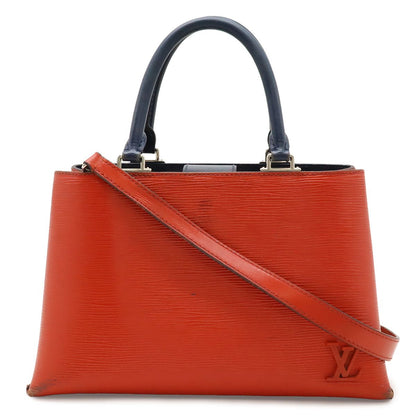 Louis Vuitton Epi Cles Veil PM 2-Way Shoulder Bag Coquelicot Silver