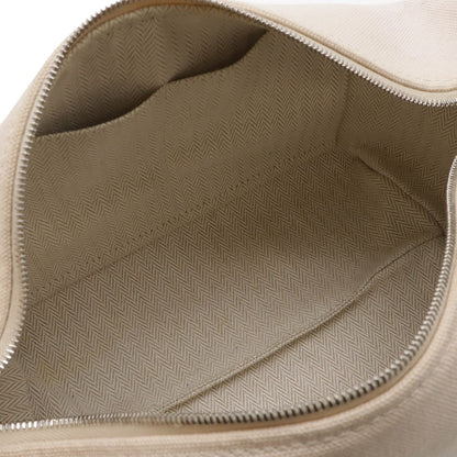 Hermes Bride-a-Brac PM Bath Pouch Makeup Cosmetic Handbag Canvas Natural Beige — view 7