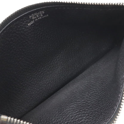 Hermes Dogon Duo GM Bifold Wallet Taurillon Clemence Leather Black with Coin — view 8