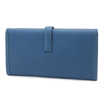 Hermes Jije Elan 29 Clutch Business Veau Epsom Blue — view 2