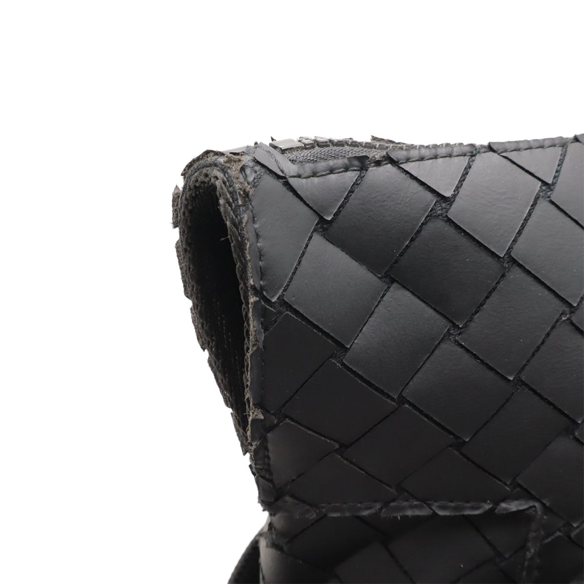 Bottega Veneta Intrecciato New Rubber Backpack Black — view 4