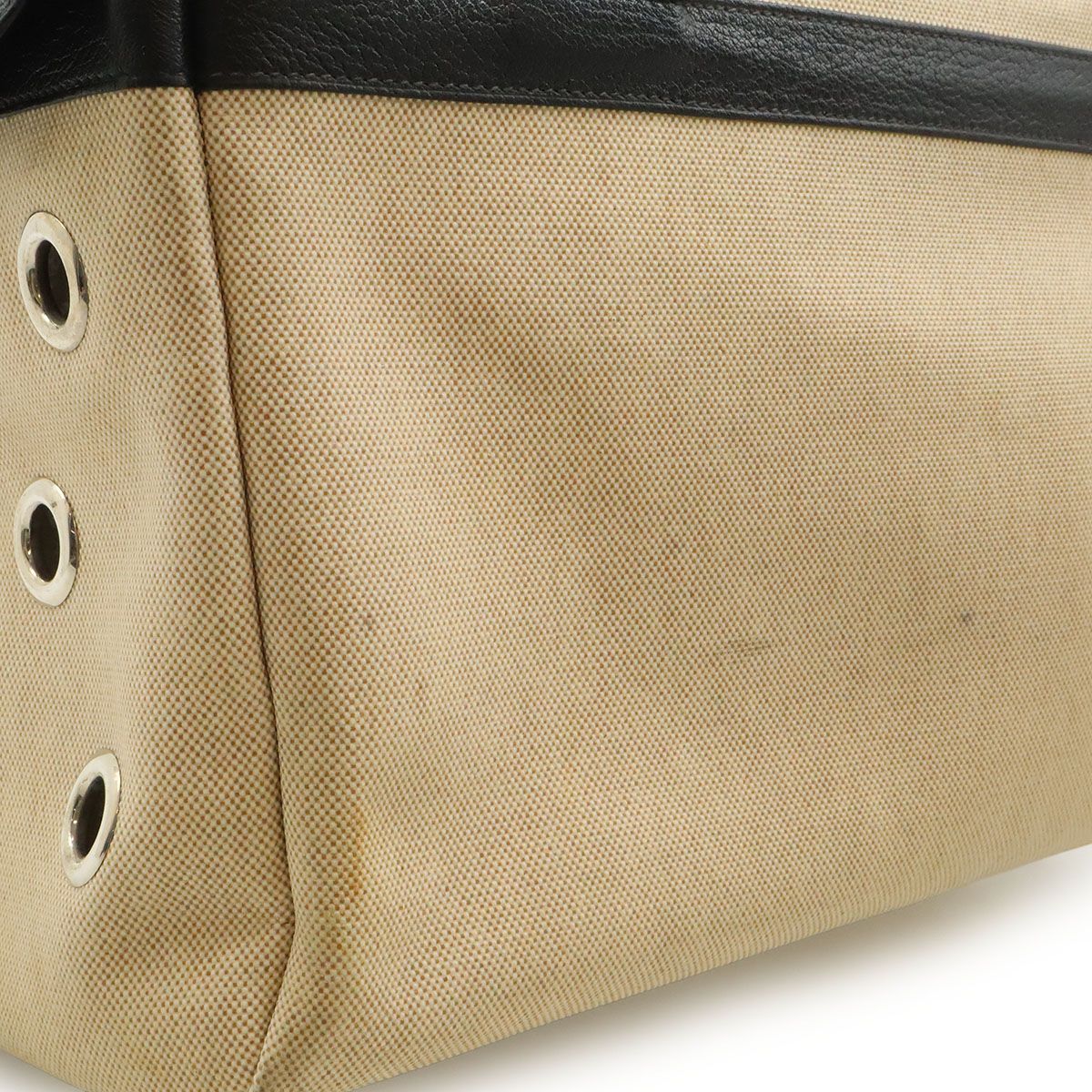 Hermes Sac Transpol Dog Carrier Pet Travel Bag Dog Toilet Ash Leather Natural — view 9