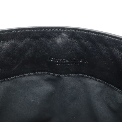 Bottega Veneta Intrecciato Shoulder Bag Crossbody Leather Black — view 7