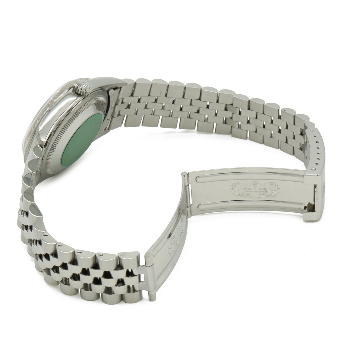 Rolex Datejust Silver Dial 18k White Gold Bezel SS T Number Automatic Watch — view 7