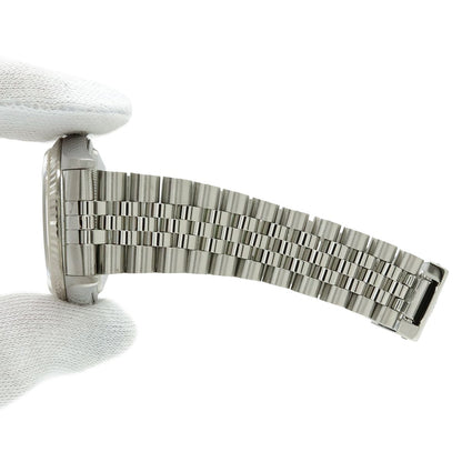 Rolex Datejust Silver Dial 18k White Gold Bezel SS T Number Automatic Watch — view 8
