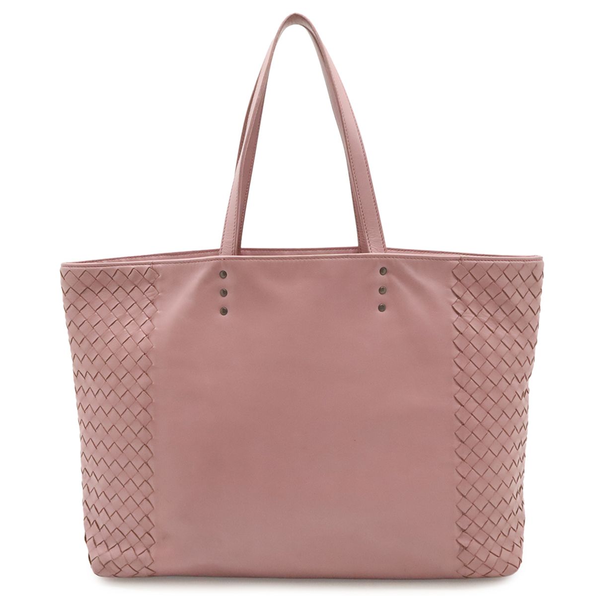 Bottega Veneta Tote Shoulder Bag Leather Pink Lavender