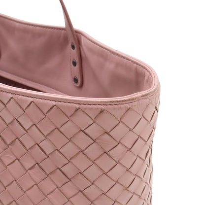Bottega Veneta Tote Shoulder Bag Leather Pink Lavender — view 7