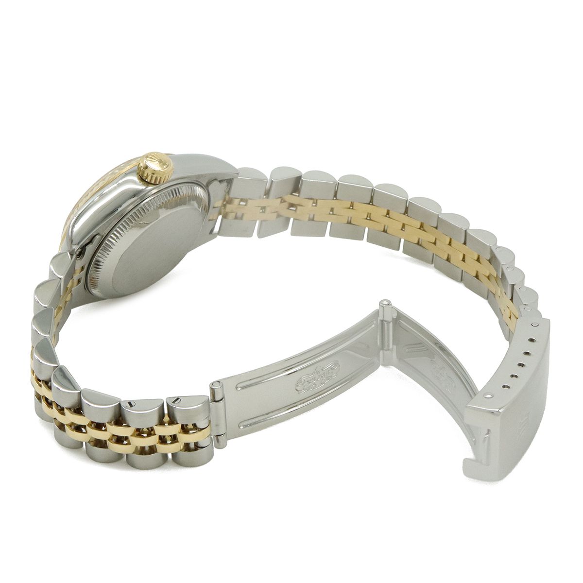 Rolex Datejust White Shell Dial Roman SS 18k Yellow Gold Combination P Number — view 8