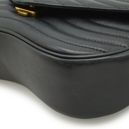 Louis Vuitton New Wave Chain MM Shoulder Bag Leather Noir Black — view 3