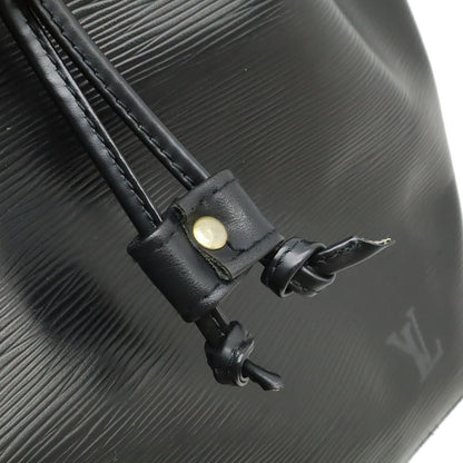 Louis Vuitton Epi Petit Noir Shoulder Bag Drawstring Black — view 8