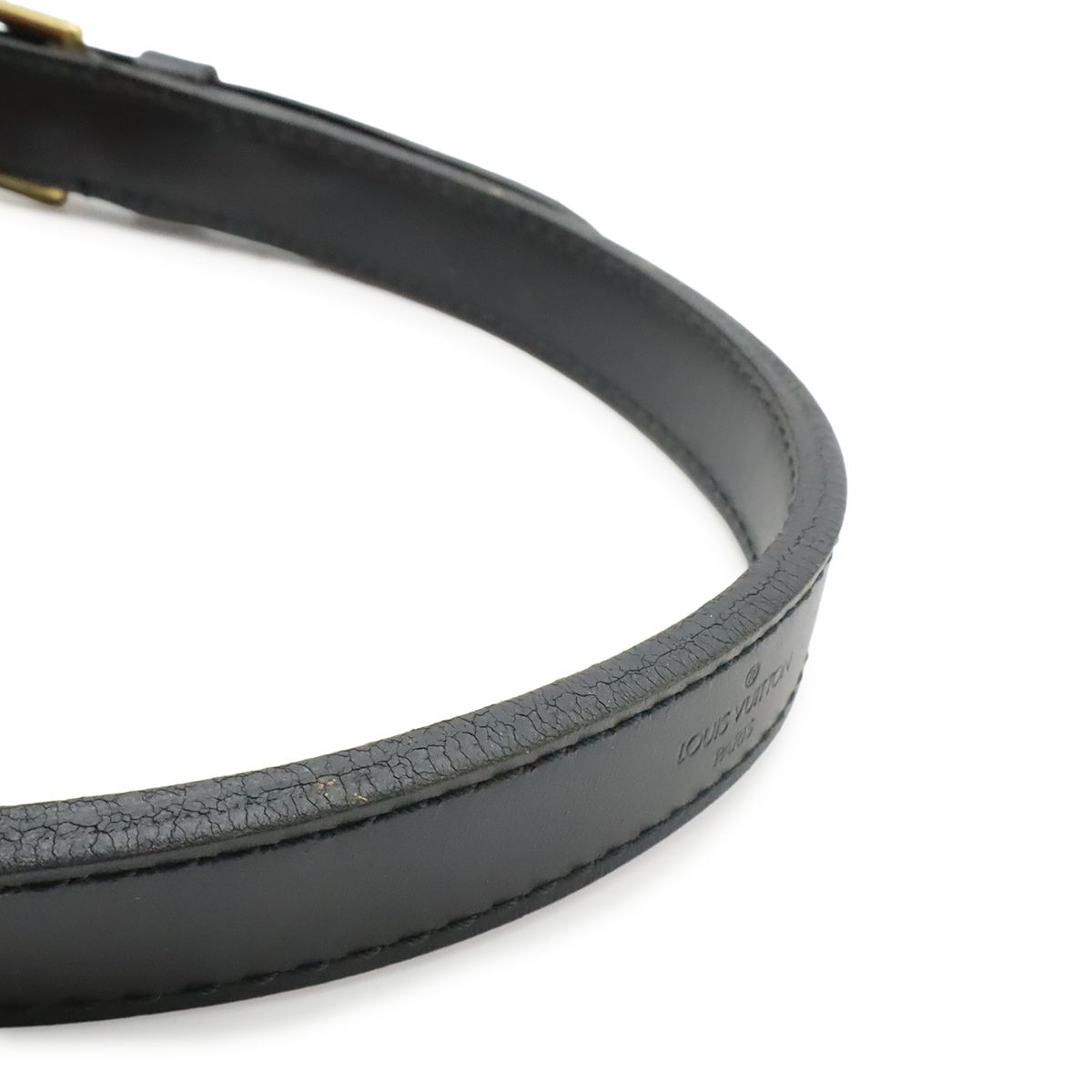 Louis Vuitton Epi Petit Noir Shoulder Bag Drawstring Black — view 6
