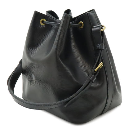 Louis Vuitton Epi Petit Noir Shoulder Bag Drawstring Black — view 2