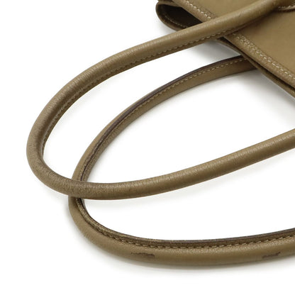 Hermes Garden Party PM Tote Toile Officier Canvas Brown Beige Silver — view 4