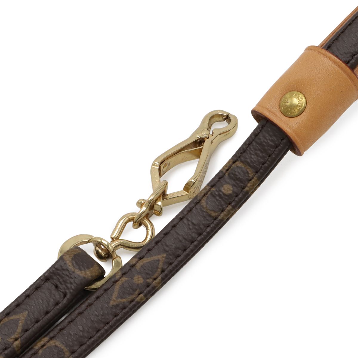 Louis Vuitton Monogram Less Baxter MM Dog Tall Pet Supplies Dog Pet Accessory — view 3