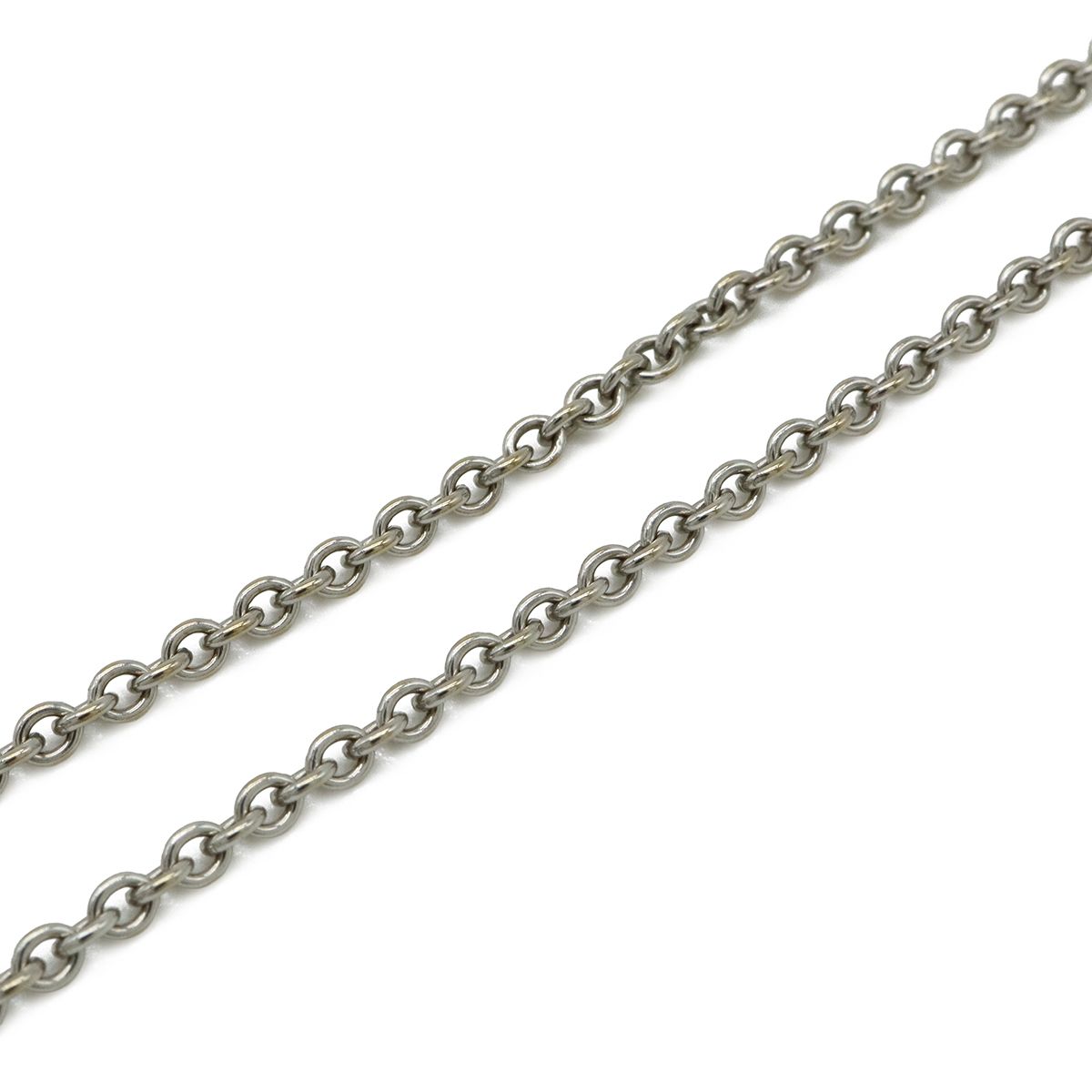 Cartier Forsa Chain Necklace 18k White Gold — view 3