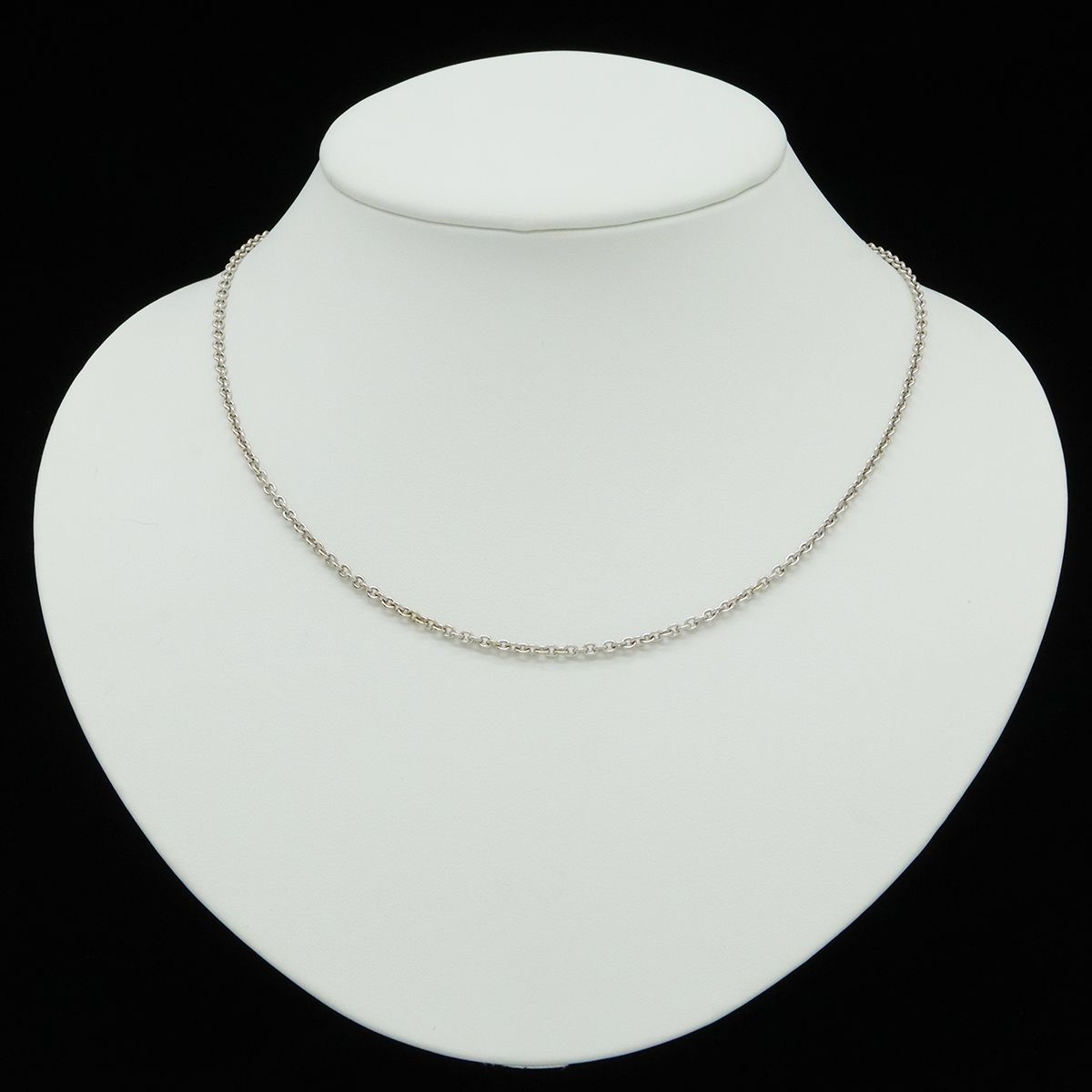 Cartier Forsa Chain Necklace 18k White Gold — view 5
