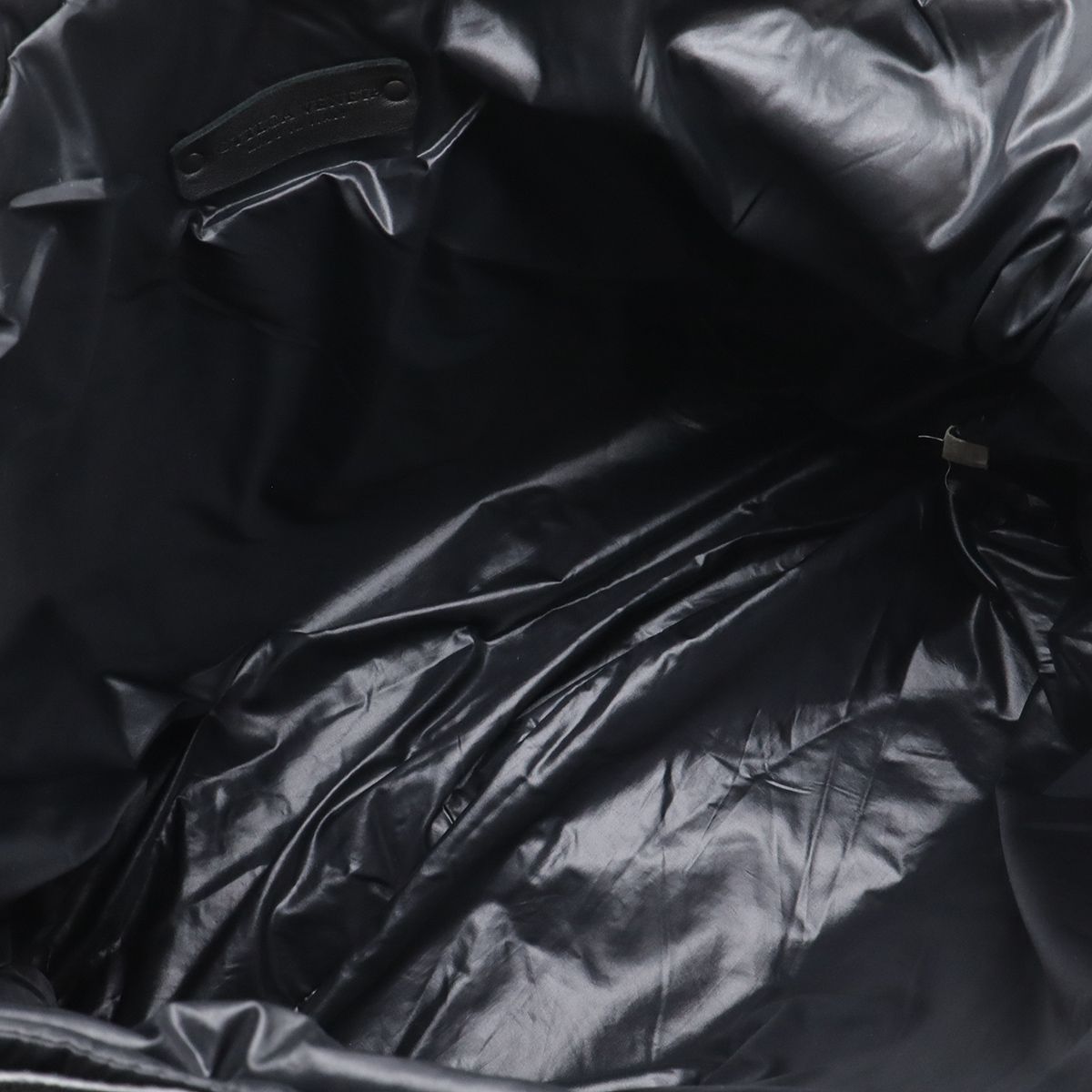 Bottega Veneta Spinner Shoulder Bag Nylon Leather Black — view 6