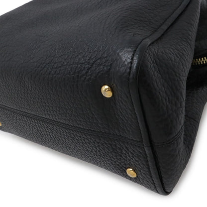 Fendi Chameleon Tote Leather Black Gold — view 3