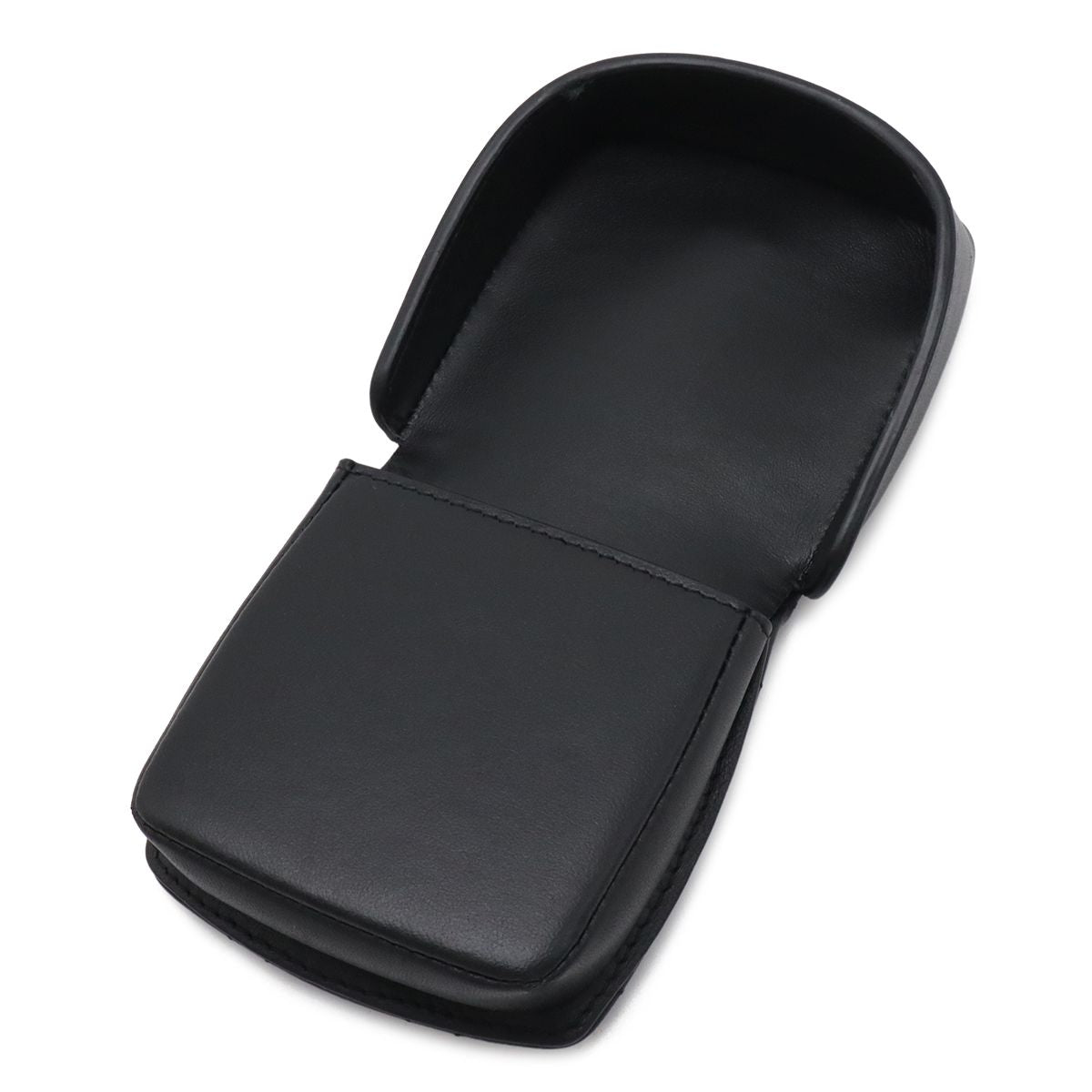 Chanel CC Logo Coin Purse Leather Black — view 6