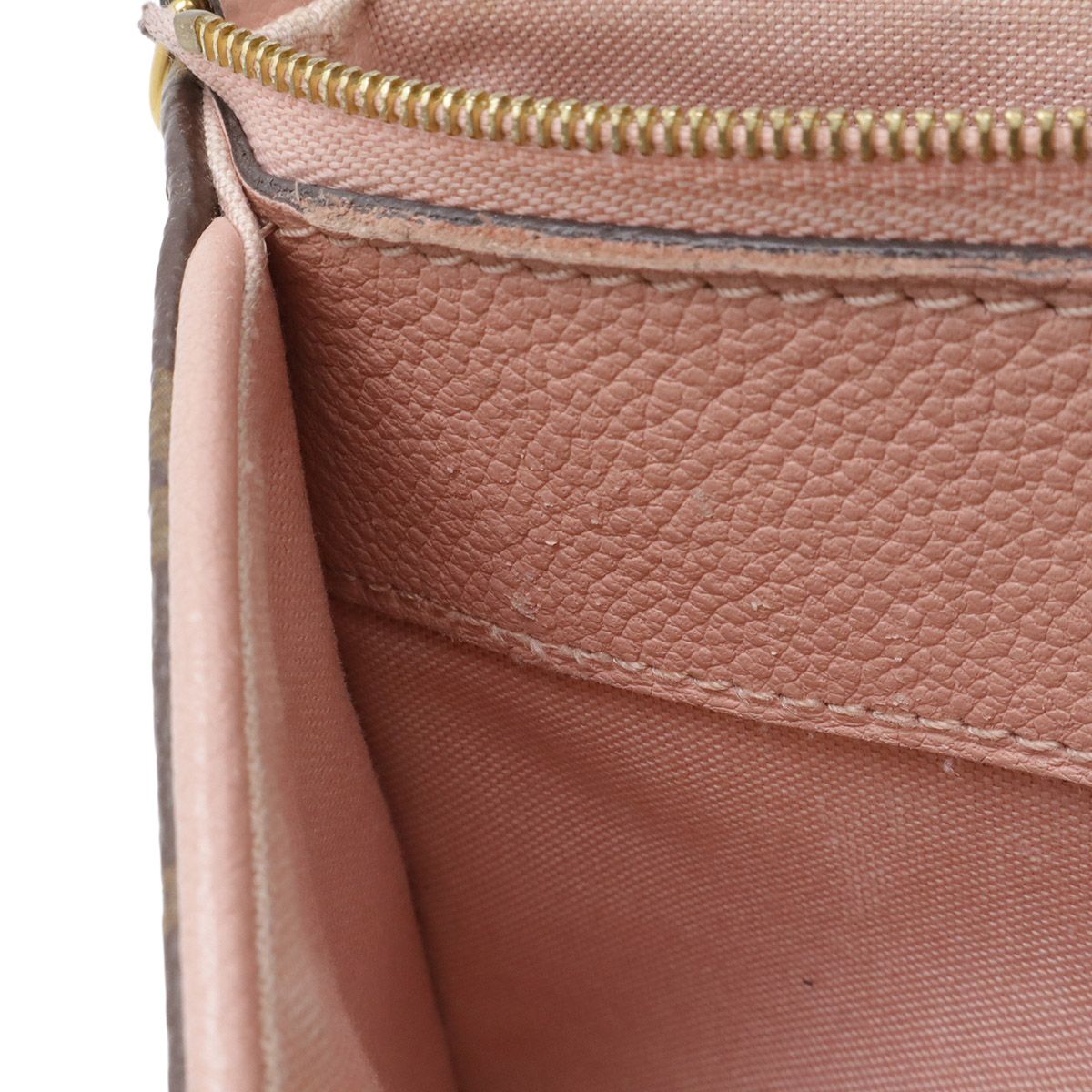 Louis Vuitton Monogram Pallas Clutch Shoulder Bag Chain 2-Way Rose Poudre Pink — view 9