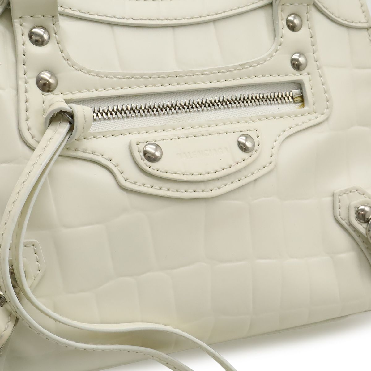 Balenciaga Neo Classic City Mini Bag 2-Way Croco — view 9