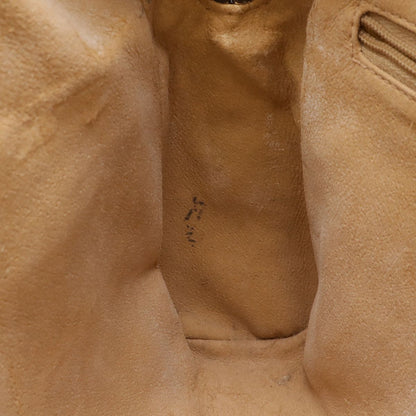Gucci Vintage GG Plus Sherry Line Shoulder Bag Pochette Leather Beige Brown — view 8