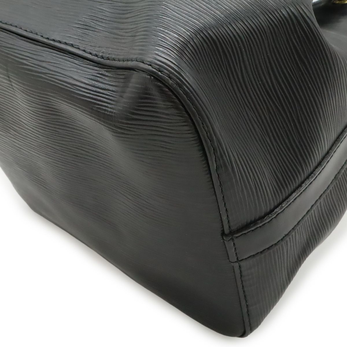 Louis Vuitton Epi Petit Noir Shoulder Bag Drawstring Black — view 3