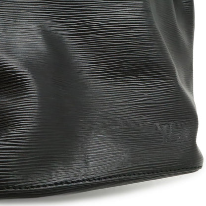 Louis Vuitton Epi Petit Noir Shoulder Bag Drawstring Black — view 8