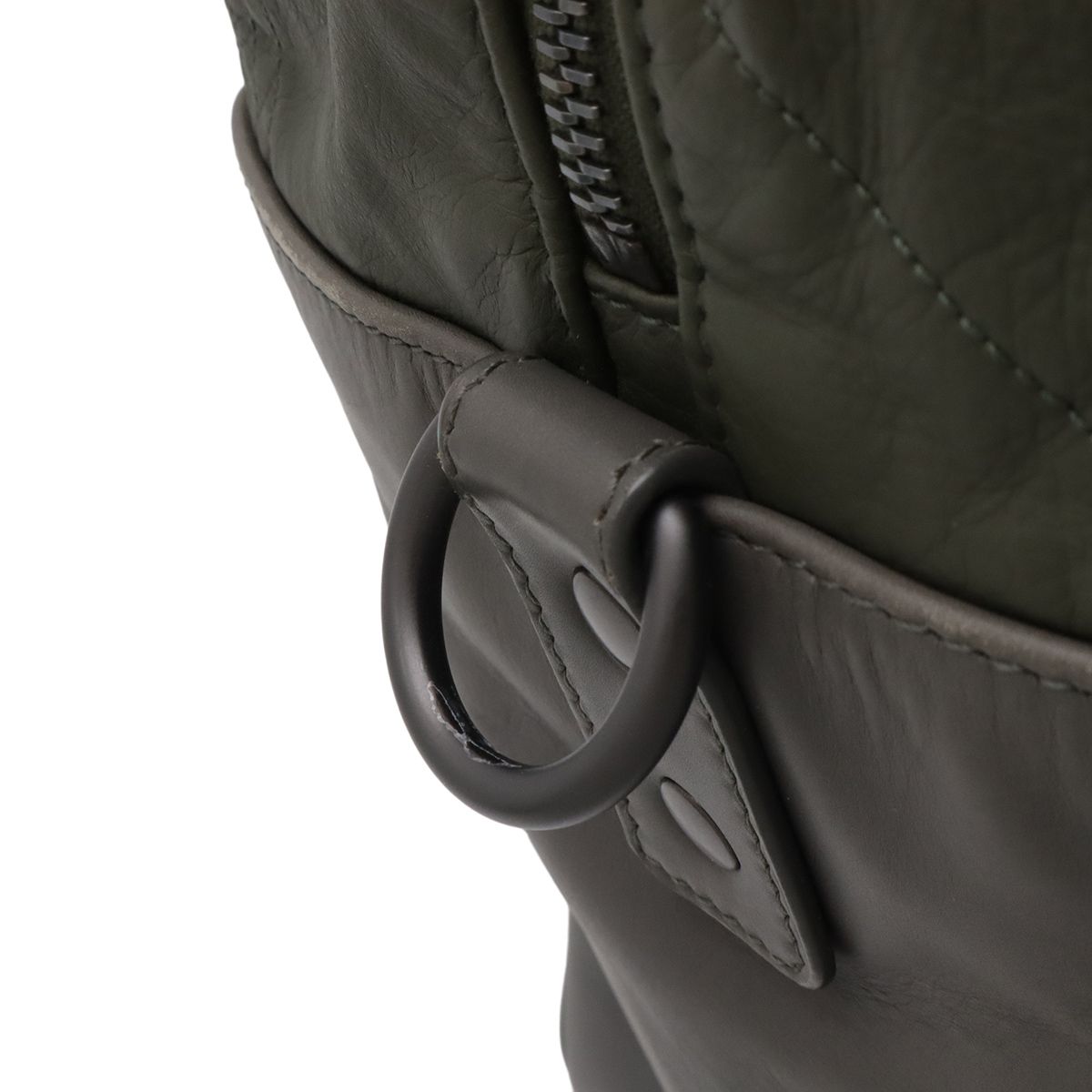 Bottega Veneta Shoulder Bag Crossbody Leather Khaki Green — view 6
