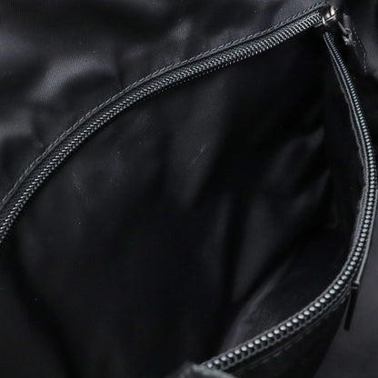 Gucci Sherry Line Webstripe Tote 2-Way Shoulder Bag Nylon Canvas Black — view 8
