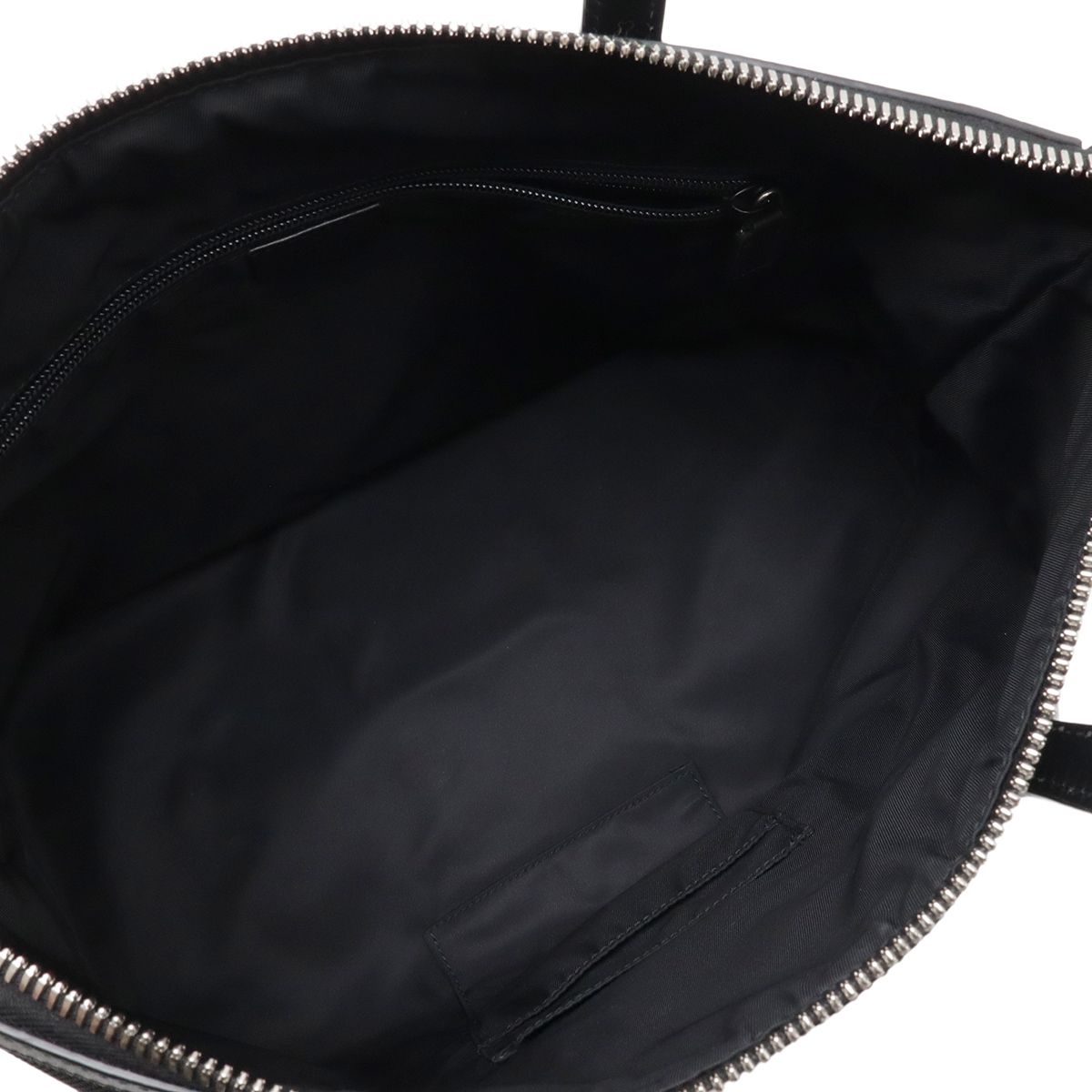Gucci Sherry Line Webstripe Tote 2-Way Shoulder Bag Nylon Canvas Black — view 7