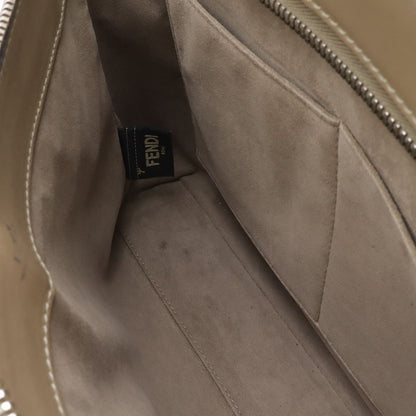 Fendi Com 2-Way Shoulder Bag Semi Leather Gray — view 9
