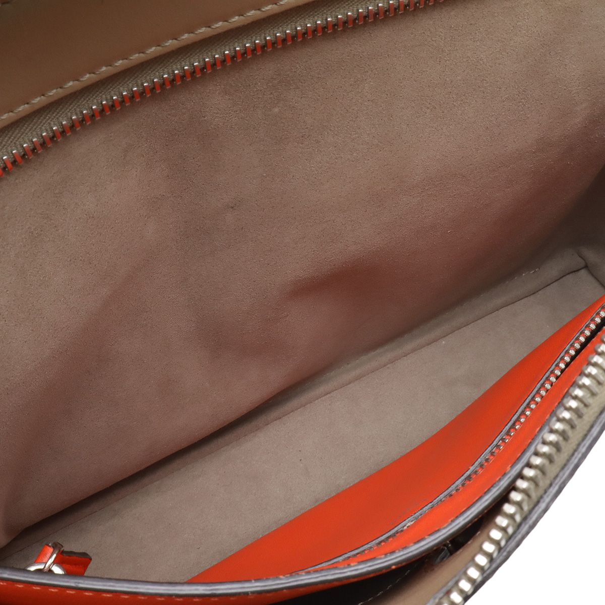 Fendi Com 2-Way Shoulder Bag Semi Leather Gray — view 7