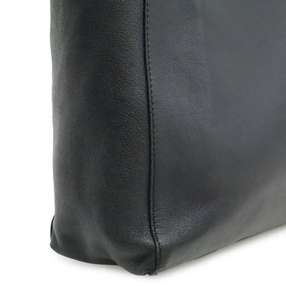 Celine Horizontal Cabas Tote Large Shoulder Bag Leather Black — view 8